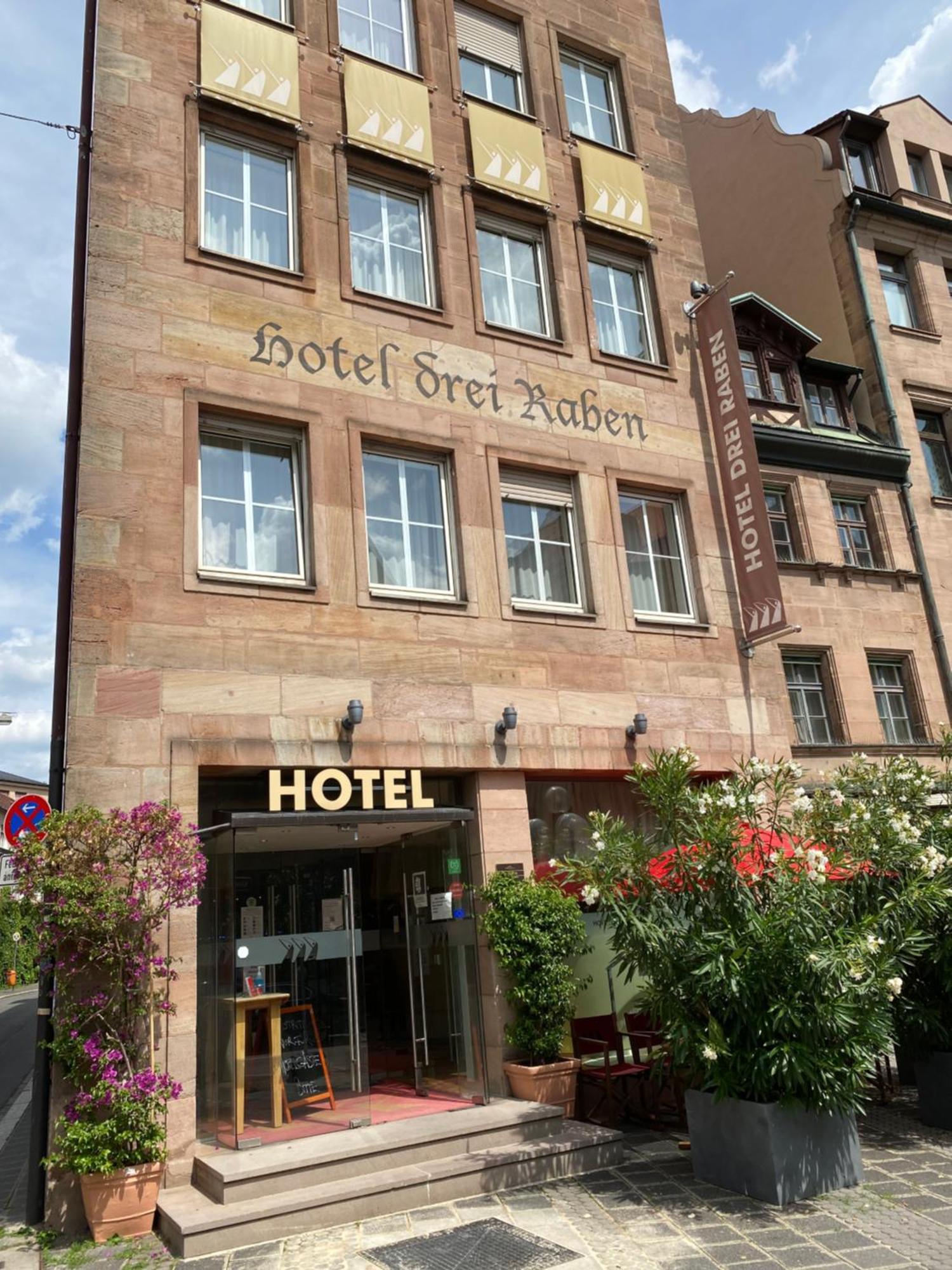 Hotel Drei Raben Nuremberg Bagian luar foto