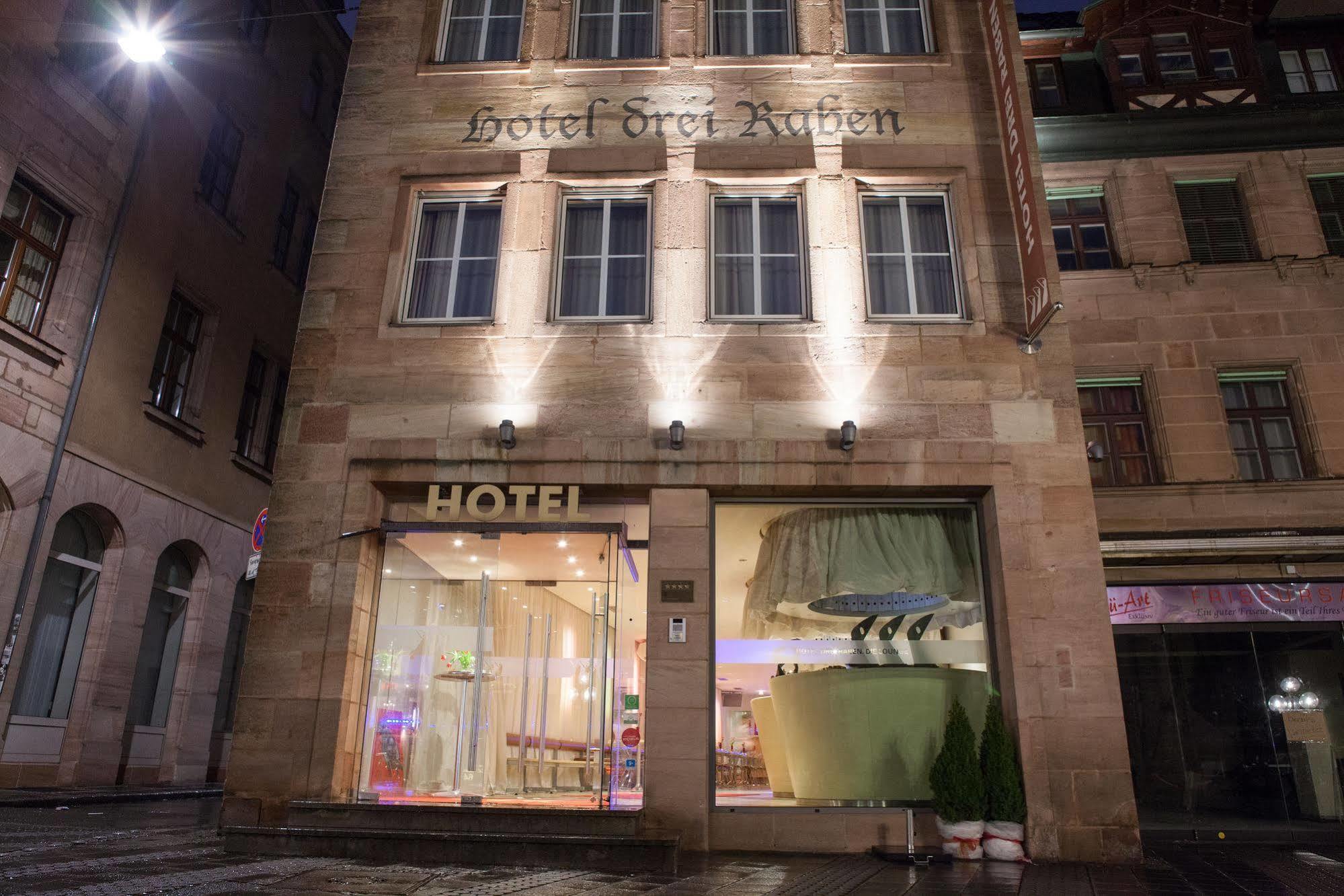 Hotel Drei Raben Nuremberg Bagian luar foto